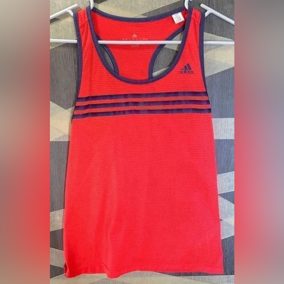 Adidas Climalite Workout Tank Top Juniors Sz Small - Picture 1 of 5